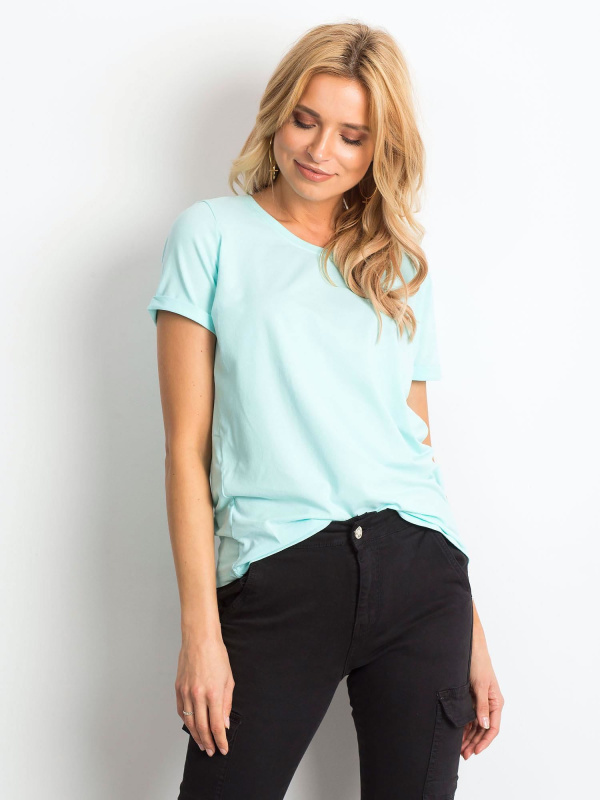 Tričko RV-TS-4838.56P BASIC FEEL GOOD Barva: Zelená, Velikost: XS