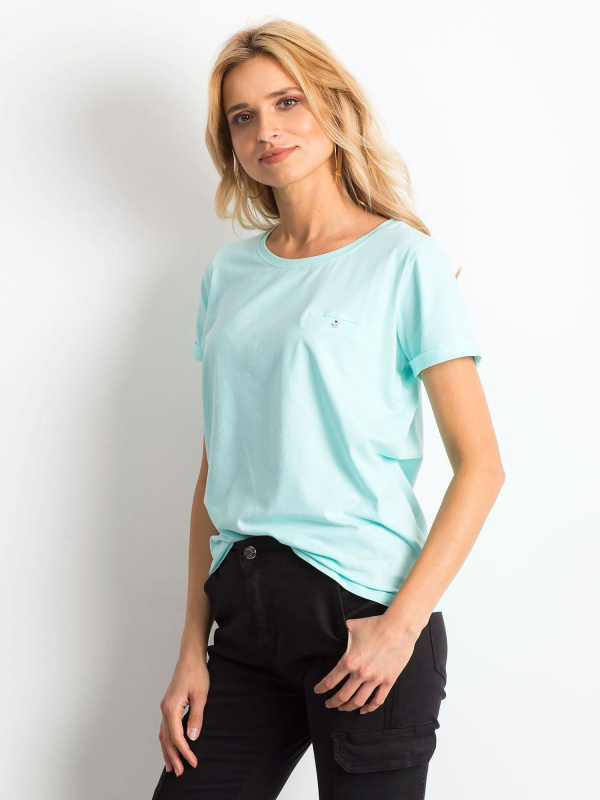 Tričko RV-TS-4838.56P BASIC FEEL GOOD Barva: Zelená, Velikost: XL