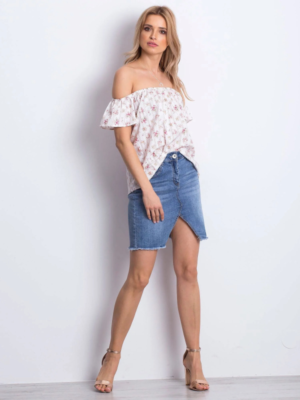 Halenka 270 BZ 111580.00X bílá růžová M