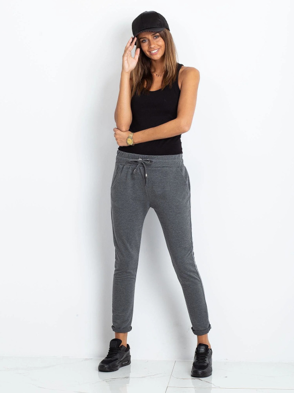 Tepláky RV DR 3698.09X tmavě šedá L