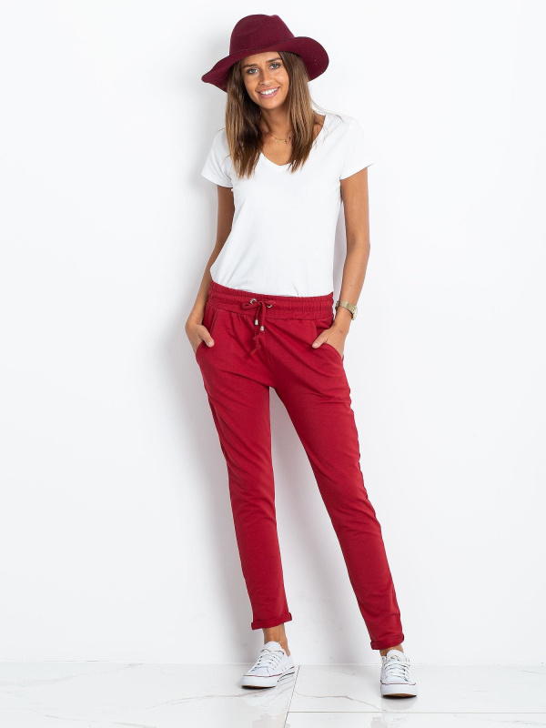 Dámské tepláky RV-DR-3698.09X BASIC FEEL GOOD Barva: Šedá - tmavě, Velikost: XL