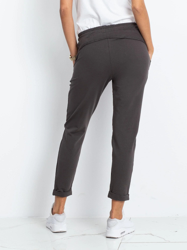 Tepláky RV DR 3589.08X tmavá khaki XS