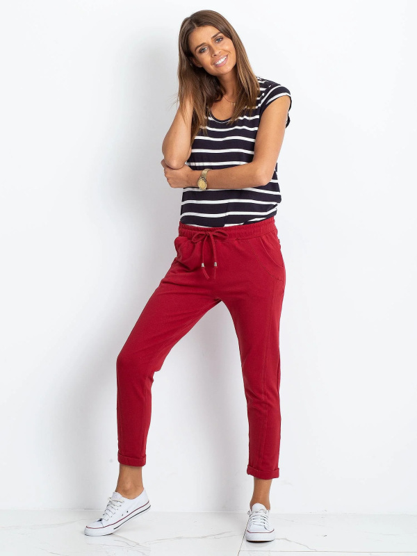 Tepláky RV DR 3589.06X kaštanová XS