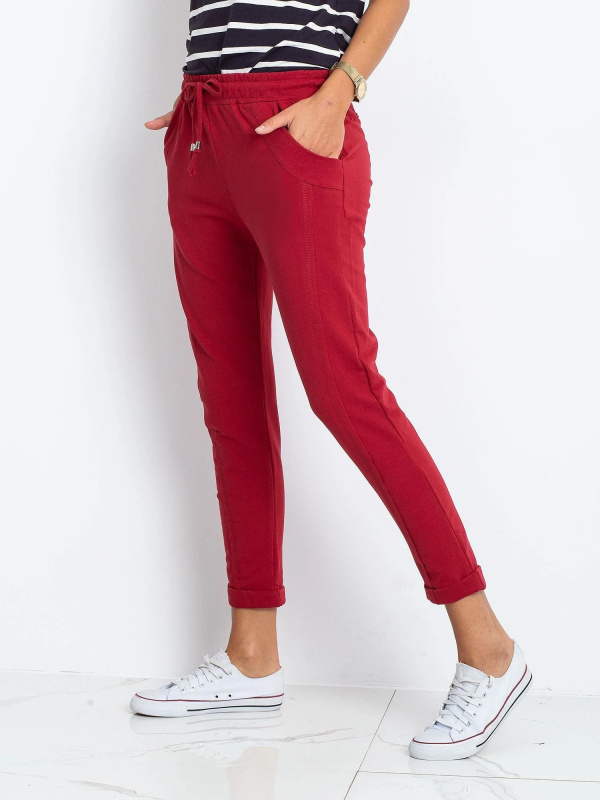 Tepláky RV DR 3589.06X kaštanová L