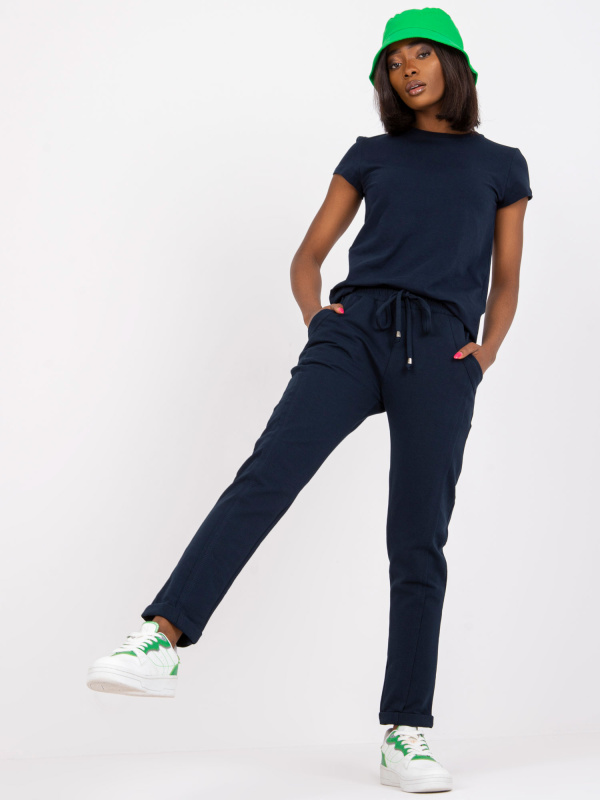 Tepláky RV-DR-3589.05X BASIC FEEL GOOD Barva: Modrá, Velikost: M