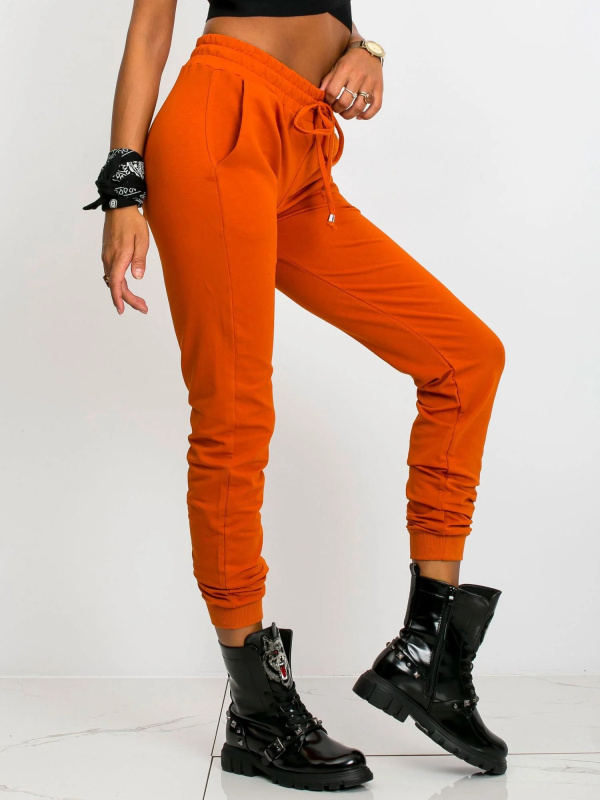 Dámské tepláky RV-DR-5040.07X BASIC FEEL GOOD Barva: Oranžová, Velikost: M