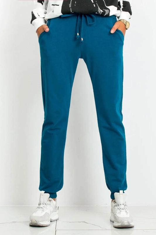 Dámské tepláky RV-DR-5040.05X BASIC FEEL GOOD Barva: Modrá, Velikost: XS
