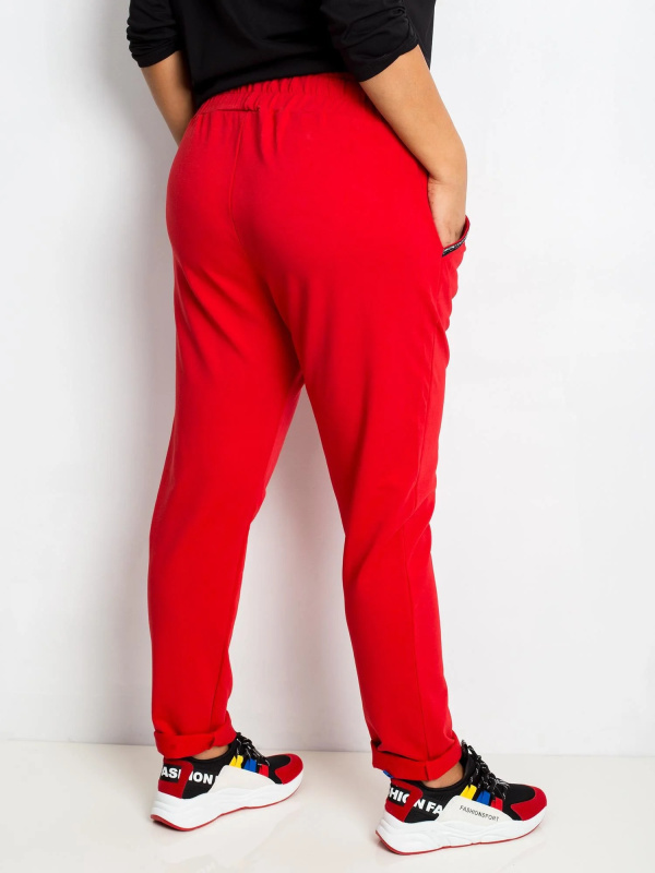 Tepláky RV DR 4765.52 červená 2XL