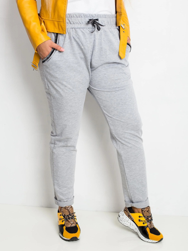 Tepláky RV DR 4765.52 šedá 3XL