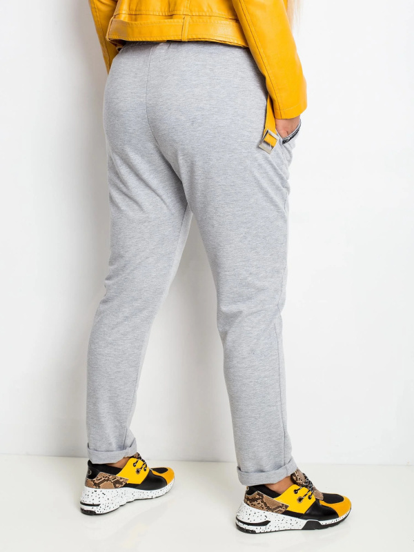 Tepláky RV DR 4765.52 šedá 5XL