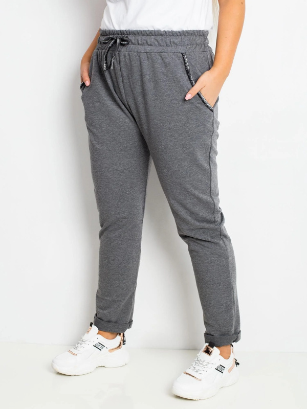 Tepláky RV DR 4765.52 tmavě šedá 3XL