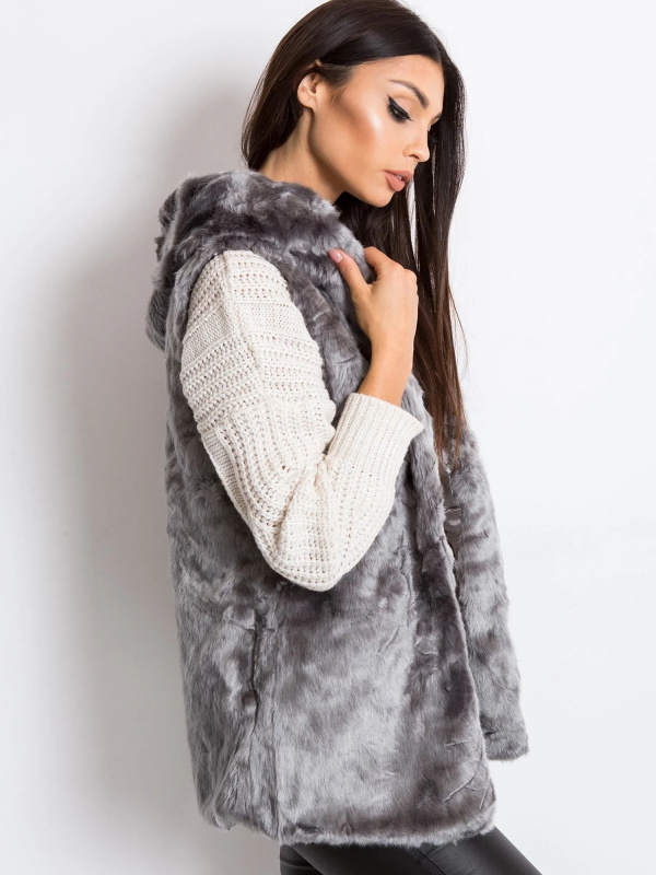 Wool Fashion Italia Vesta -AT-KZ-05201.95P Barva: Šedá, Velikost: L/XL