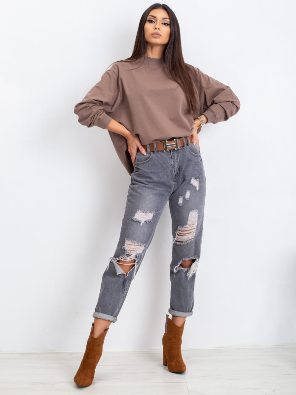 Mikina RV-BL-5185.92P BASIC FEEL GOOD Barva: Béžová, Velikost: L/XL