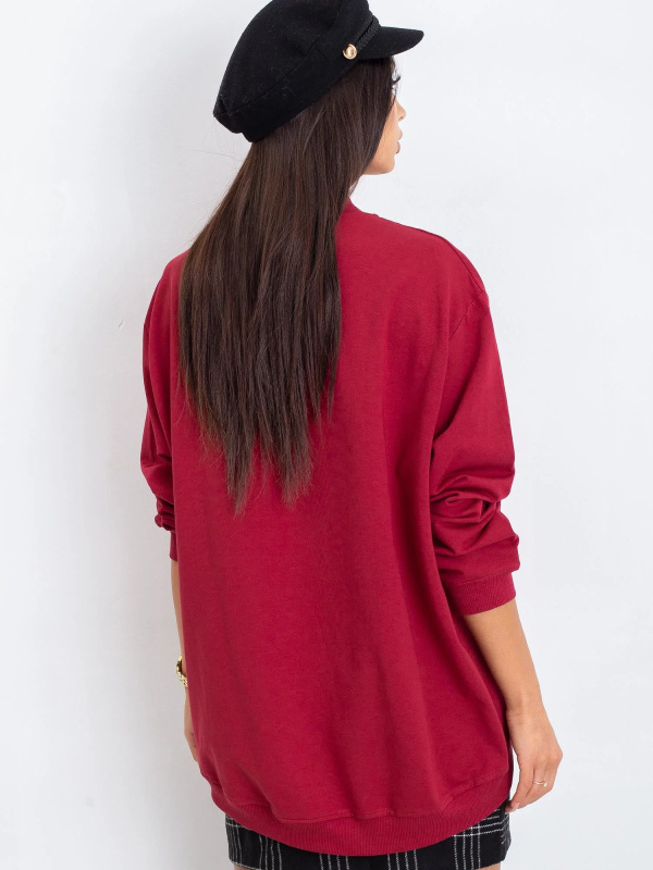 Mikina RV BL 5185.87P kaštanová L/XL