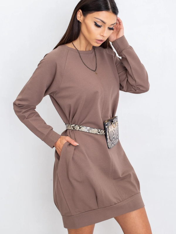 Šaty RV TU 5184.93P hnědá S/M
