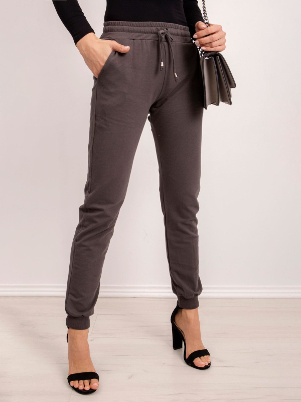 Dámské tepláky RV-DR-5040.02X BASIC FEEL GOOD Barva: Zelená, Velikost: XL