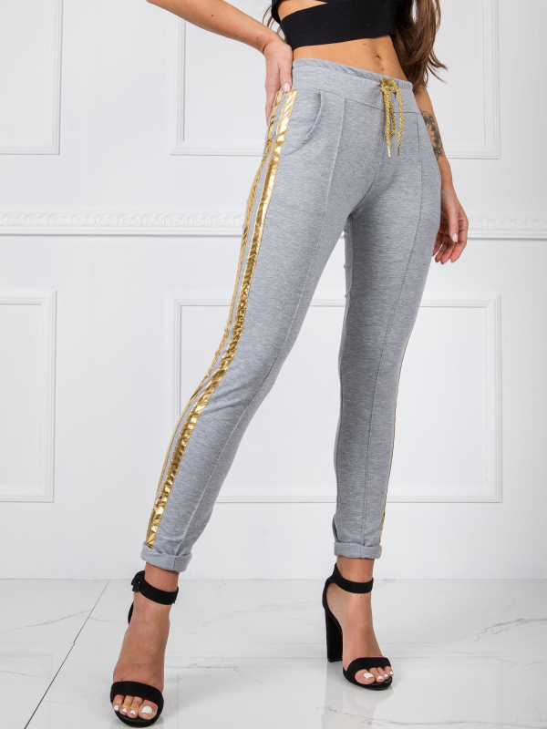 Tepláky RV-DR-5408.28P BASIC FEEL GOOD Barva: Šedá, Velikost: L