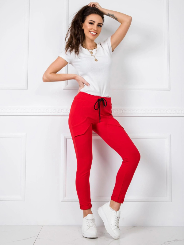 Tepláky RV DR 5424.08X červená L