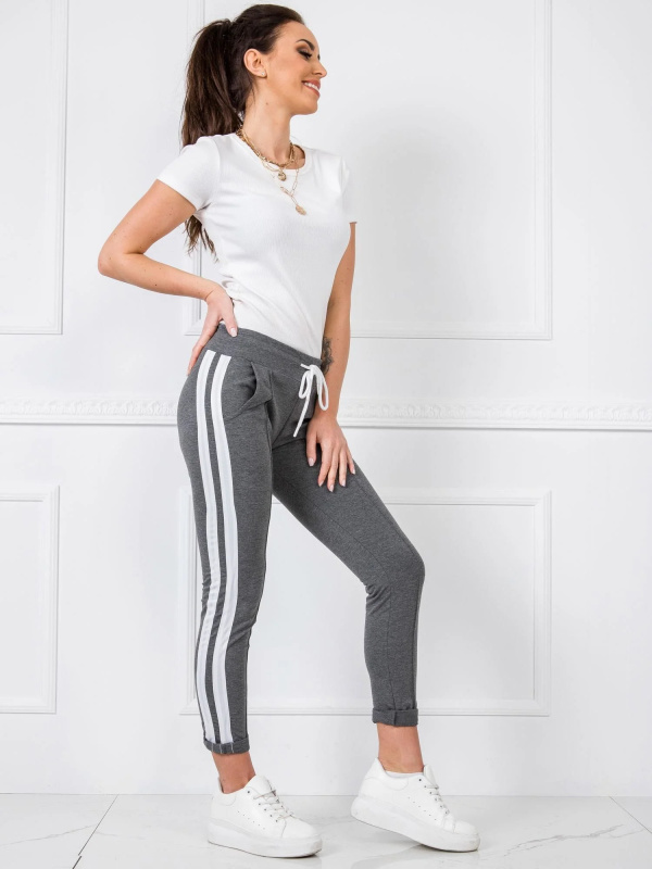 Tepláky RV DR 5407.88 tmavě šedá XL