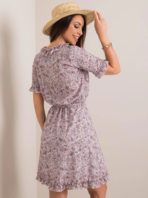 Šaty LK SK 508097.68P světle fialová 42