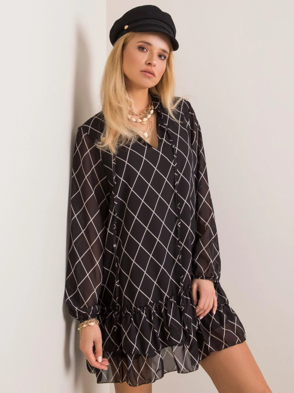 Dámské šaty EM-SK-L1143.92P černé - FPrice M