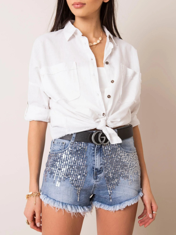 NM DE SN M8511 šortky.95 modrá M