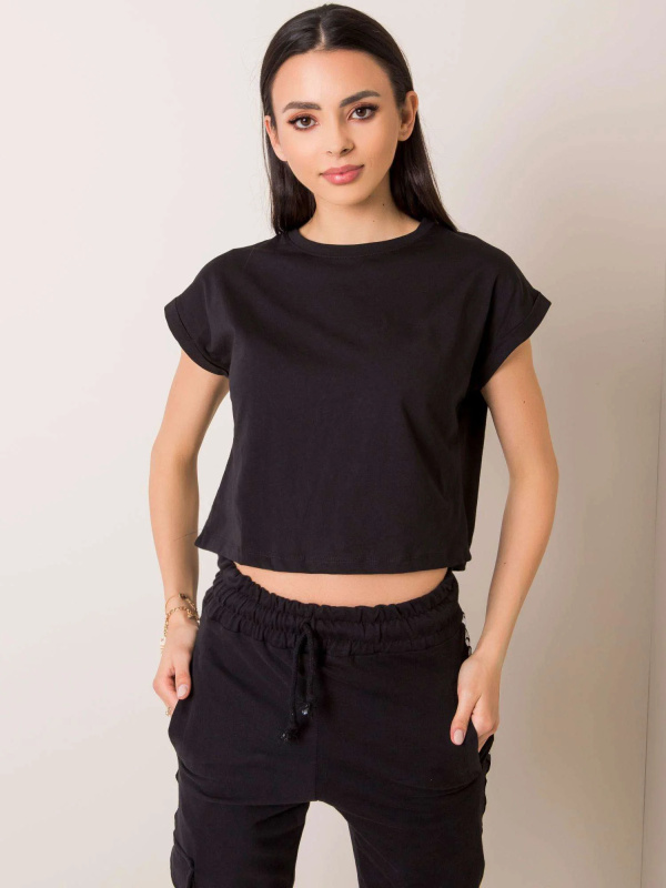 Top 157-TS-2746.56P RUE PARIS Barva: Černá, Velikost: L