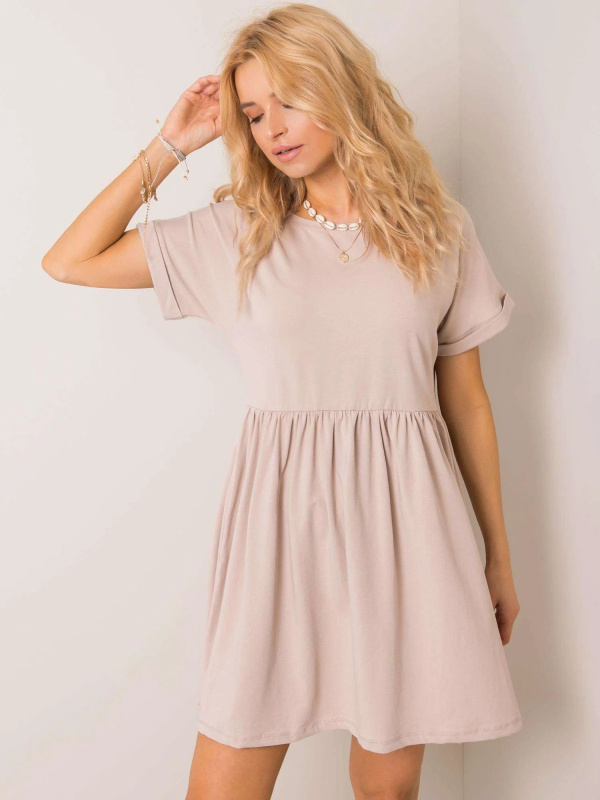 Šaty RV SK 5672.03P béžové L