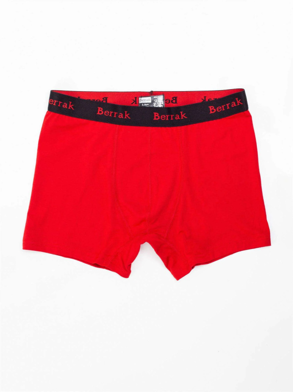 Boxerky BR-BK-4476.28P BERRAK Barva: Červená, Velikost: S