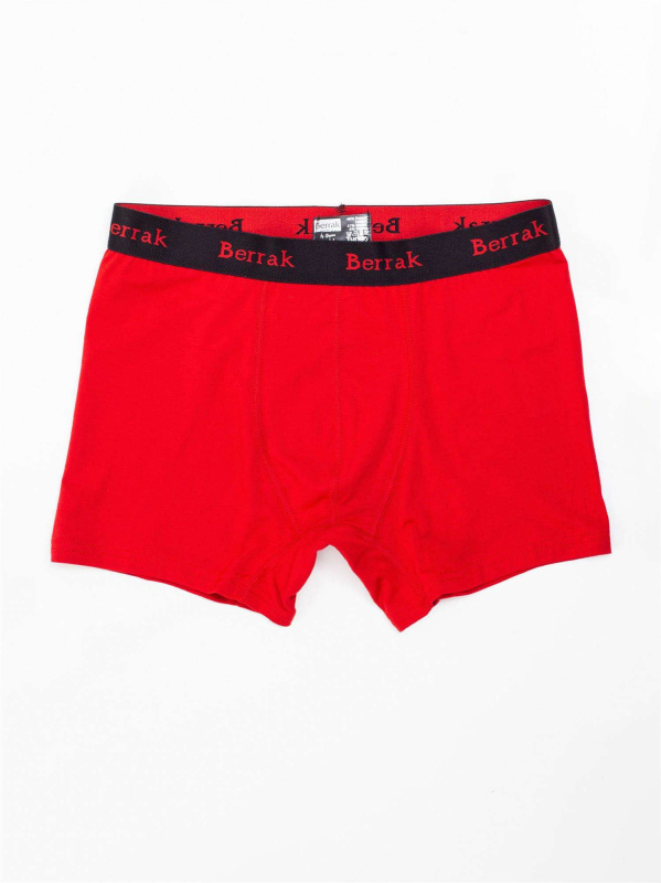 Boxerky BR-BK-4476.28P BERRAK Barva: Červená, Velikost: XL