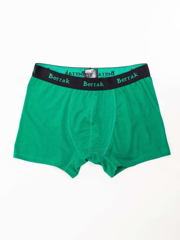 Boxerky BR-BK-4476.28P BERRAK Barva: Zelená, Velikost: XL