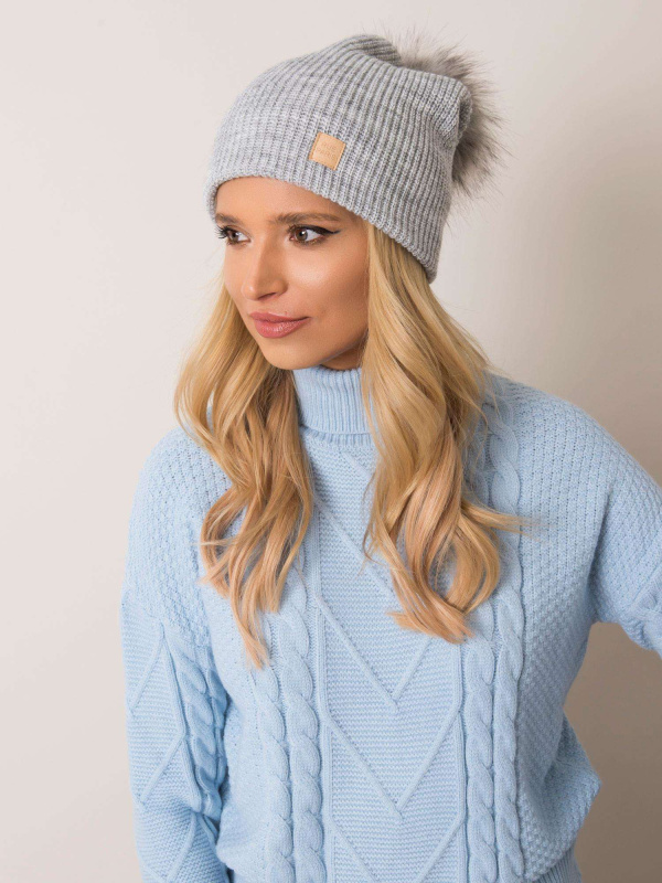 Dámská čepice 70 světle šedá jedna velikost