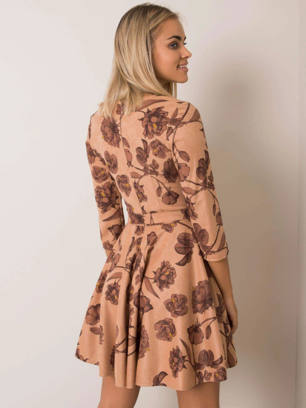 Šaty LK SK 508307.46P světle hnědá 40