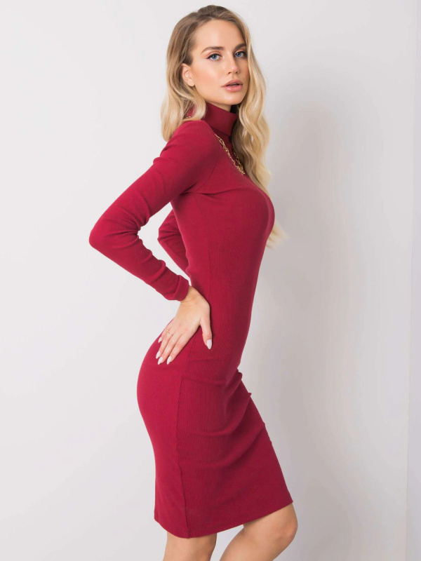 RV SK šaty R5133.07P kaštanová L/XL