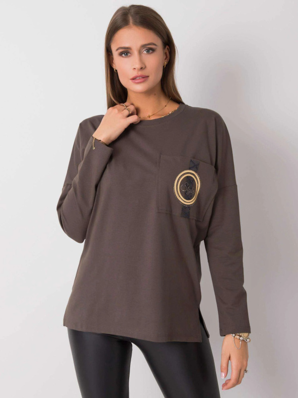 Halenka RV BZ 5968.17 tmavá khaki jedna velikost
