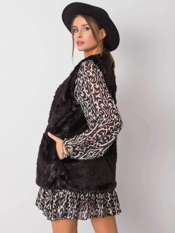 Wool Fashion Italia Vesta -AT-KZ-4102-1.20P Barva: Černá, Velikost: M/L