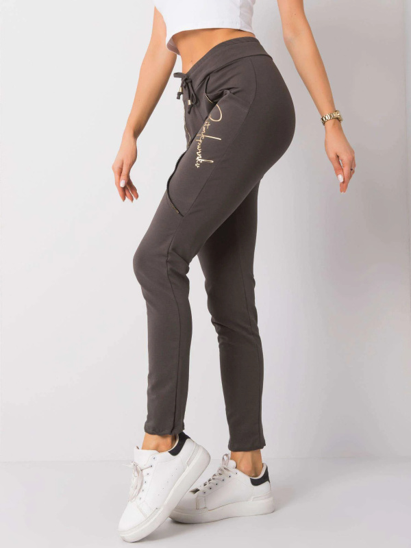 Tepláky RV DR 6046.12 tmavá khaki XL