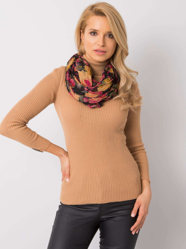 Chustka AT CH 73 czarno różowy jedna velikost