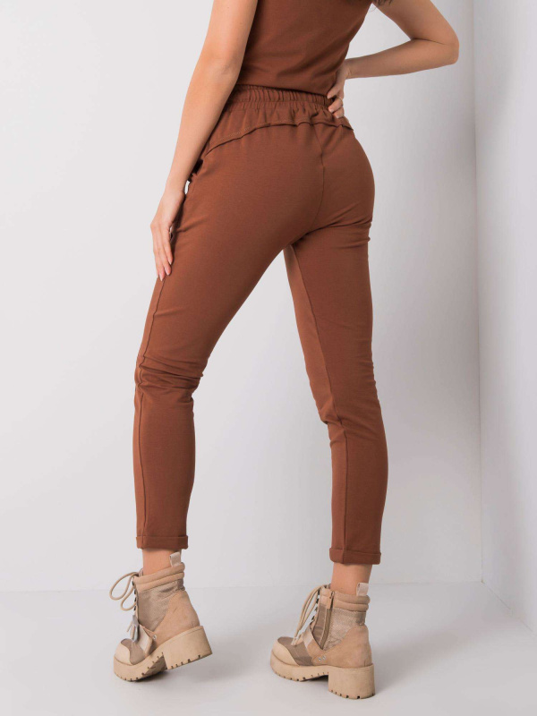 Tepláky RV-DR-3589.07X BASIC FEEL GOOD Barva: Hnědá, Velikost: XL