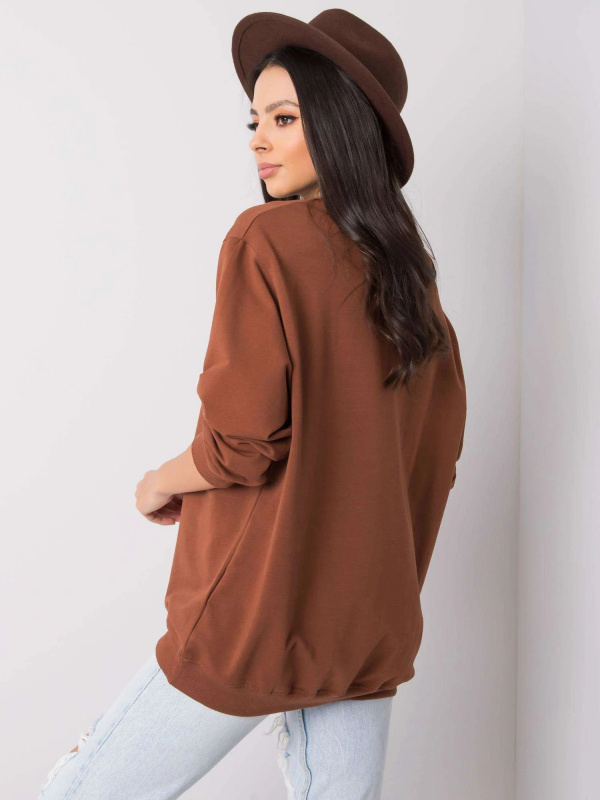 Halenka RV BL 5185.81P tmavě hnědá S/M