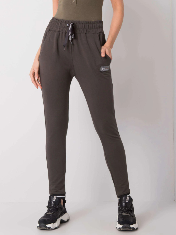 Tepláky RV DR 5773.18X tmavá khaki XL