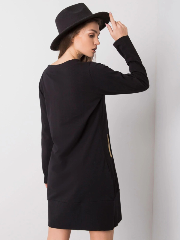 Šaty RV SK 6067.15x černá L/XL