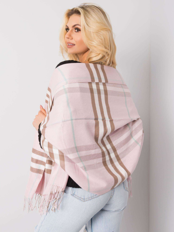 Wool Fashion Italia Šátek -AT-CH-1719501-1.28P Barva: Růžová - světle, Velikost: UNI