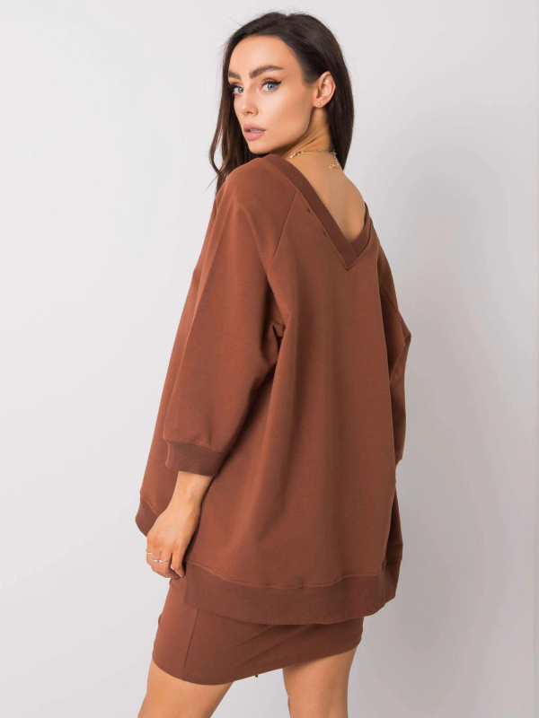 Halenka RV BL 5676.09 tmavě hnědá S/M