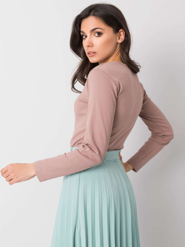 Dámské body TW-BO-G-087.99 NieZnaszMnie Barva: Béžová - tmavě, Velikost: S