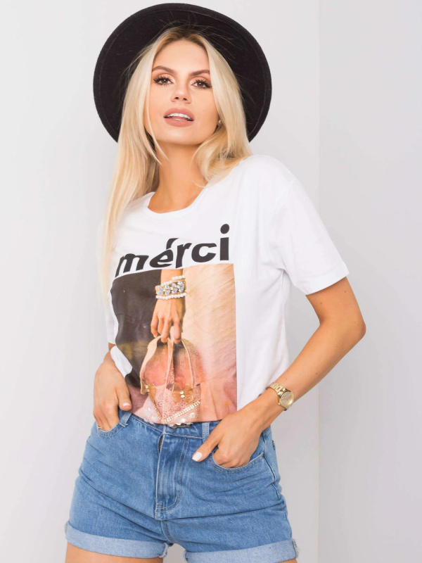 Tričko HB TS 3024.40P bílá M