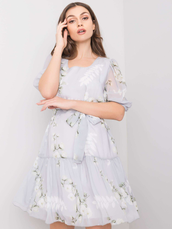 Šaty LK SK 508129.06X světle šedá 36