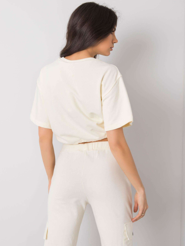 Krátká mikina 217-BL-24290.81P RUE PARIS Barva: Tělová, Velikost: M