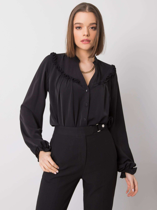 Och Bella Halenka TW-KS-BP-5078.21Och Bella Barva: Černá, Velikost: M