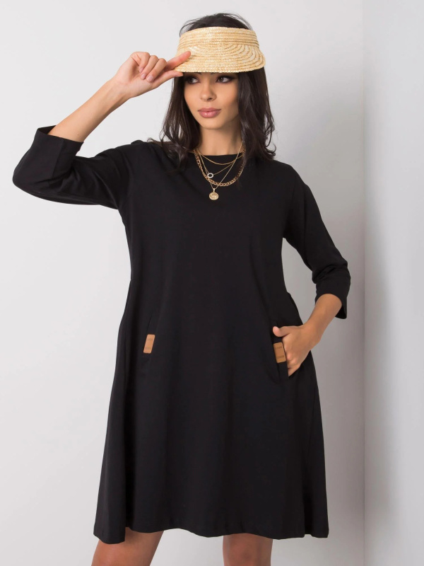 Šaty RV SK 6274.36P černá L/XL